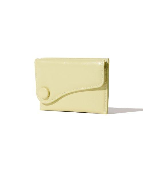 도트 새들 슬림 미니 교통 카드지갑 페일레몬