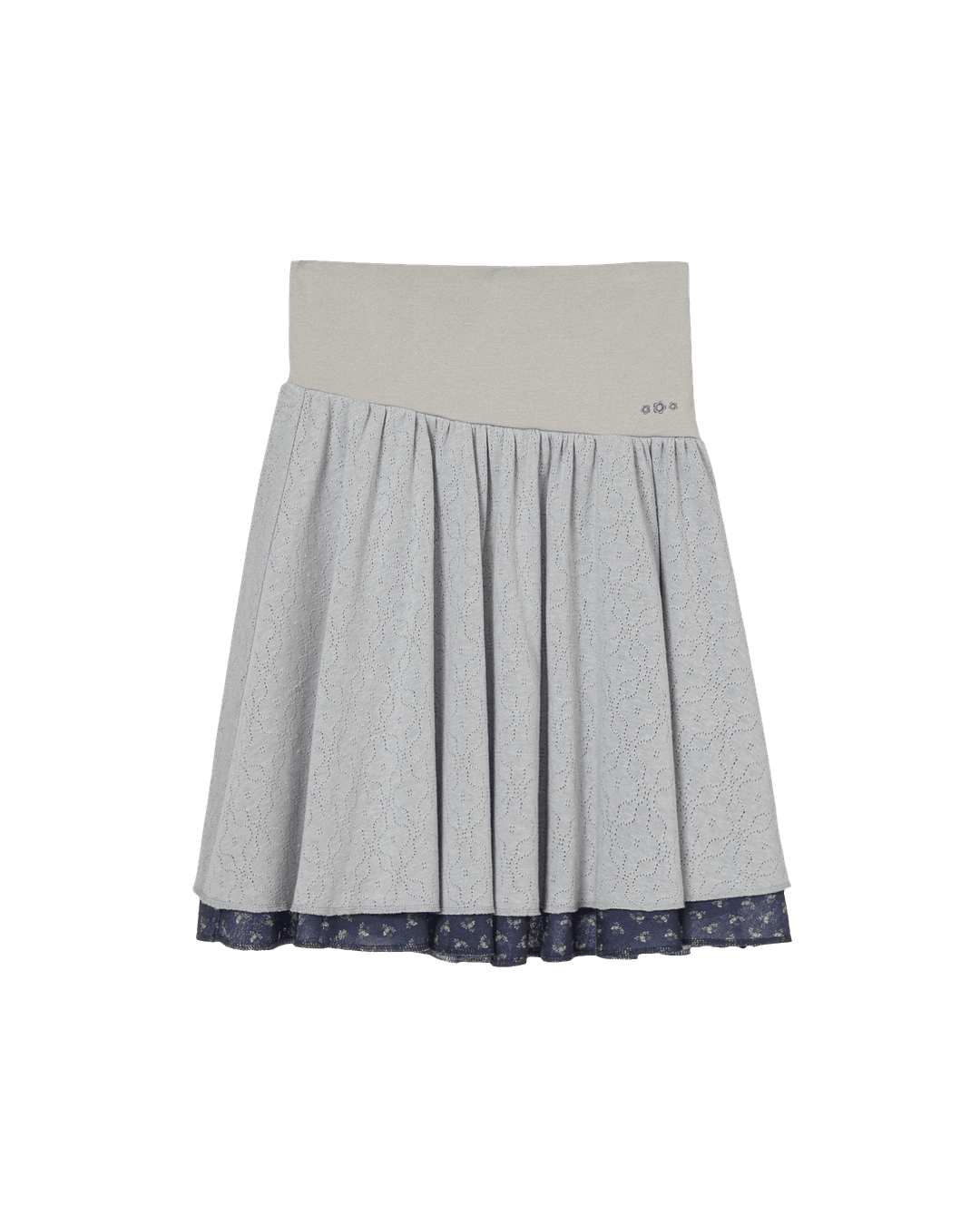 LAYERED SKIRT [GREY]