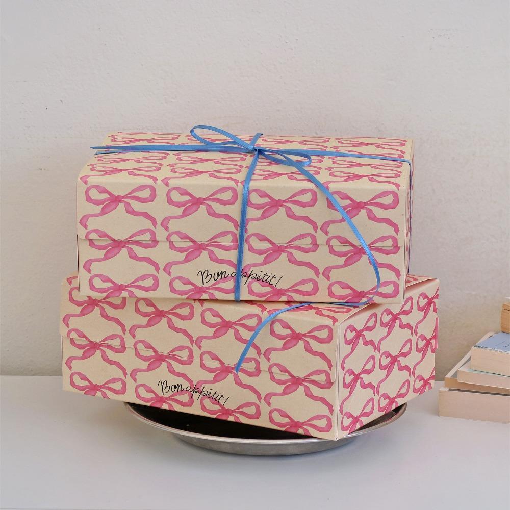 B02 리본핑크 다용도상자