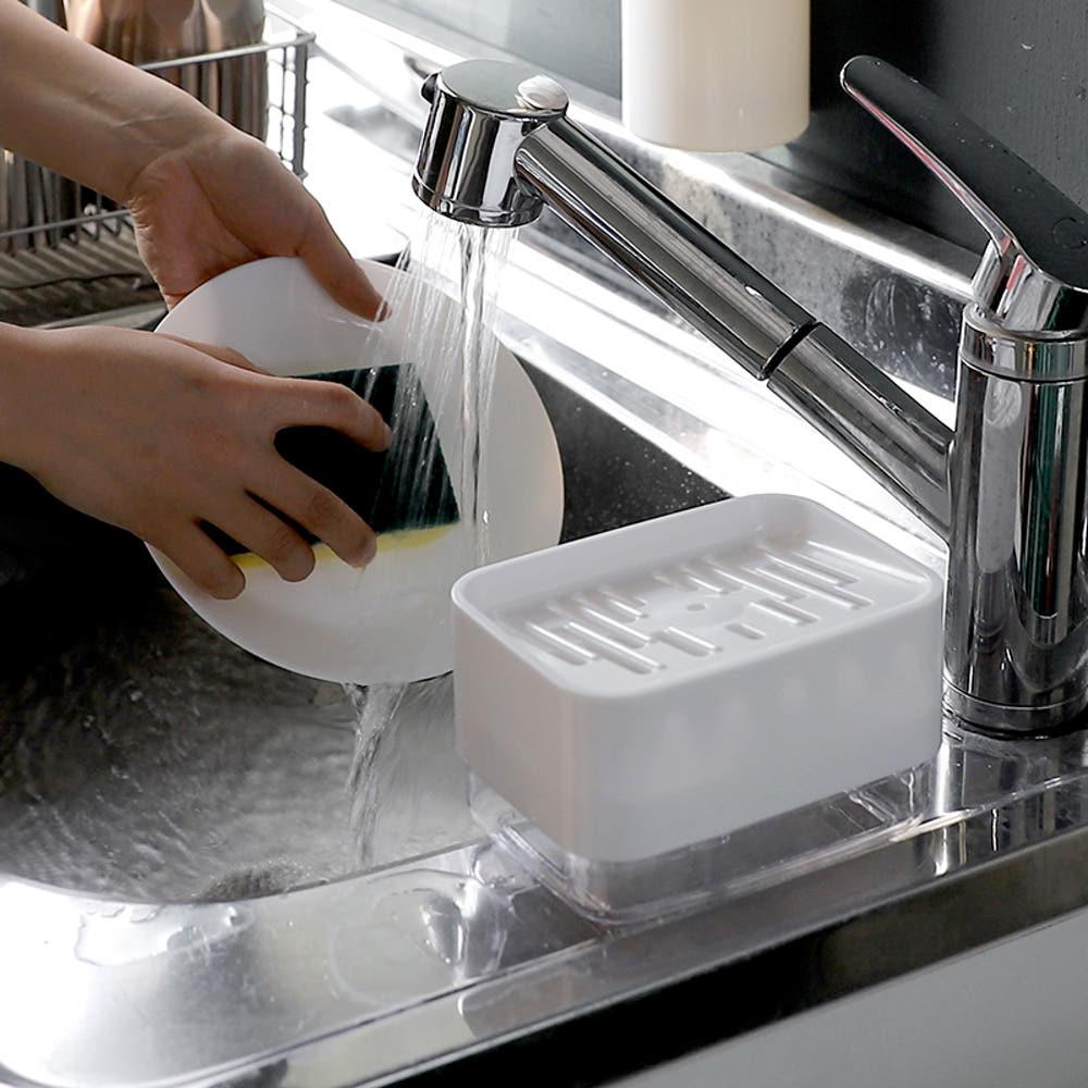 아토소 원핸드 주방세제 펌핑 올인원 디스펜서 씽크대 싱크대 세제통