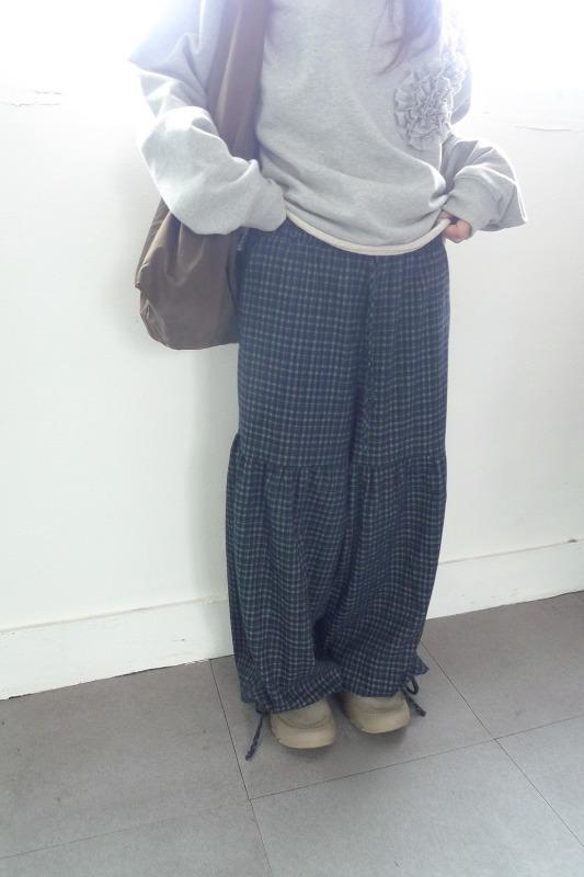 string check pants (2color)