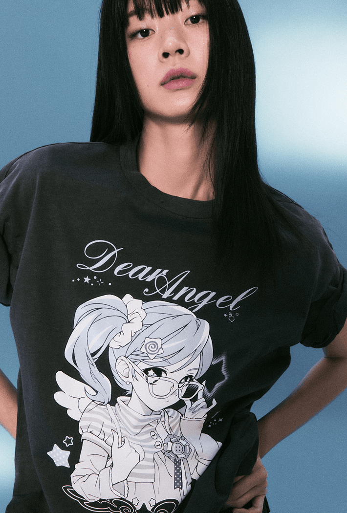 [miigo] 반팔 티셔츠(CHARCOAL)_SPRLG25U20