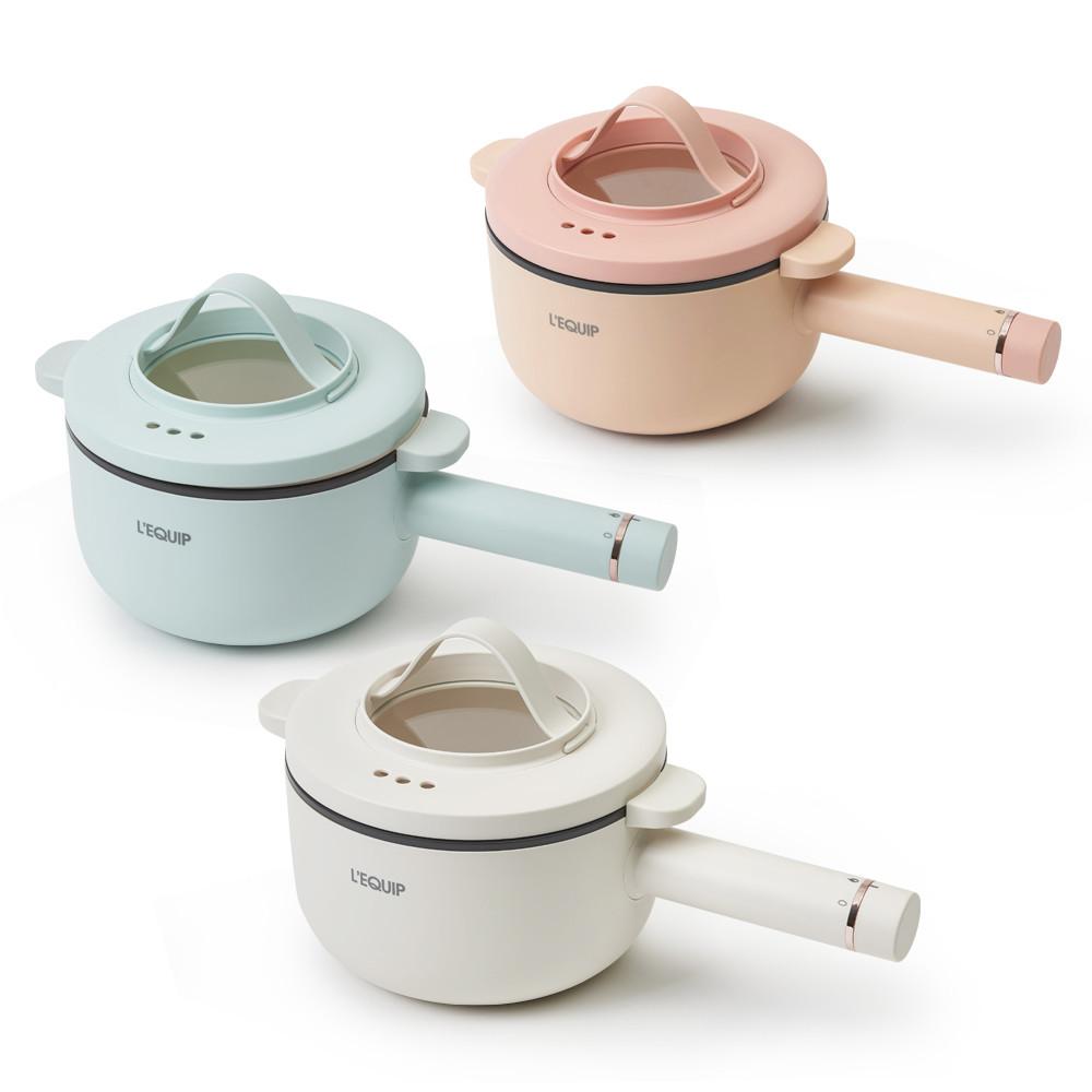 리큅 2in1 멀티쿠커 LEP-P20 라면포트 내솥분리 찜기 전기냄비