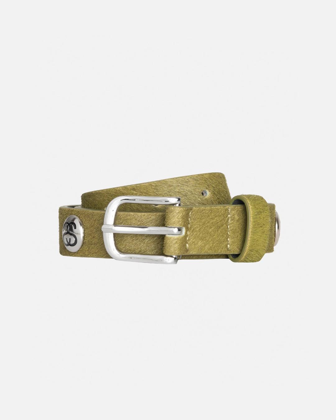SS-LINK STUDDED BELT - Hairy Moss / L/XL