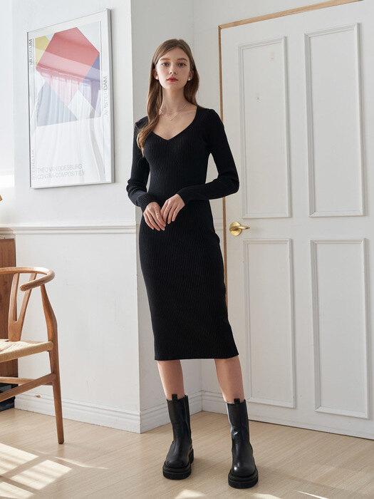 Croix SlimFit Long Dress (2color)