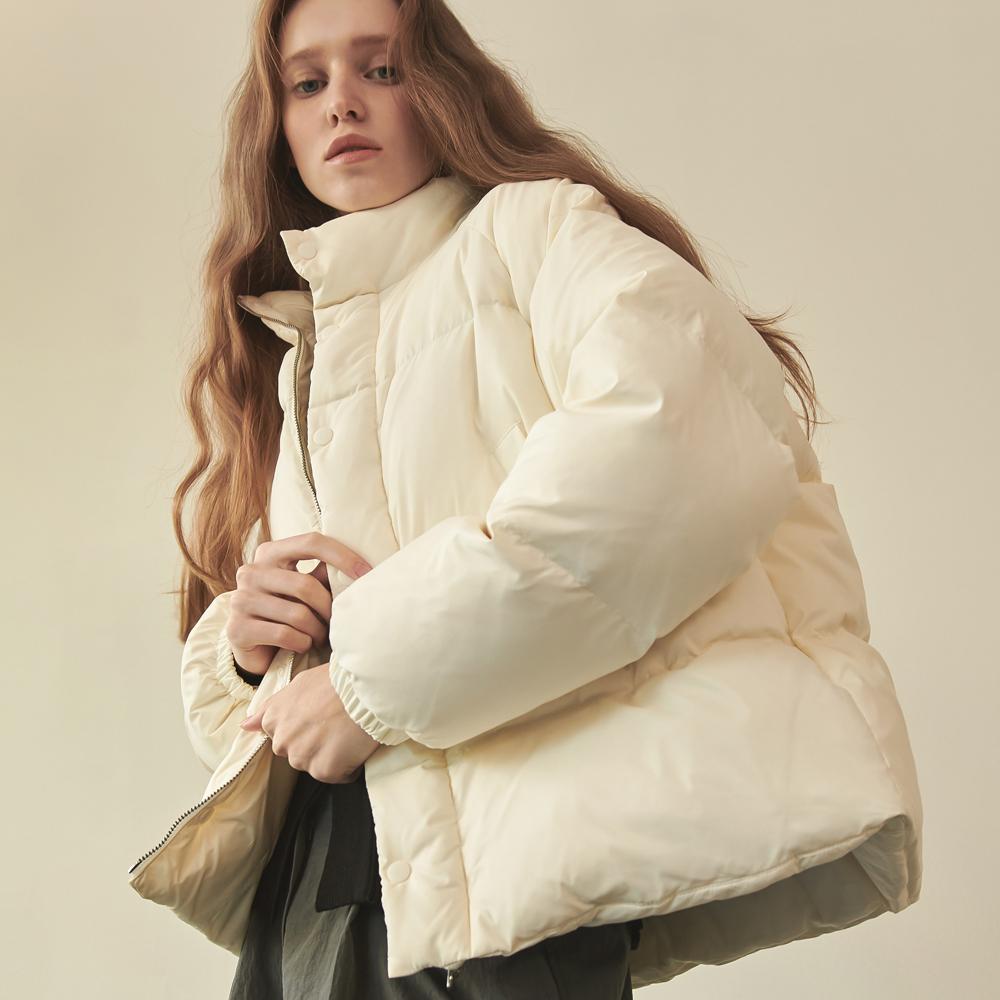 [리퍼브] RR DUCK DOWN SHORT PADDING IVORY