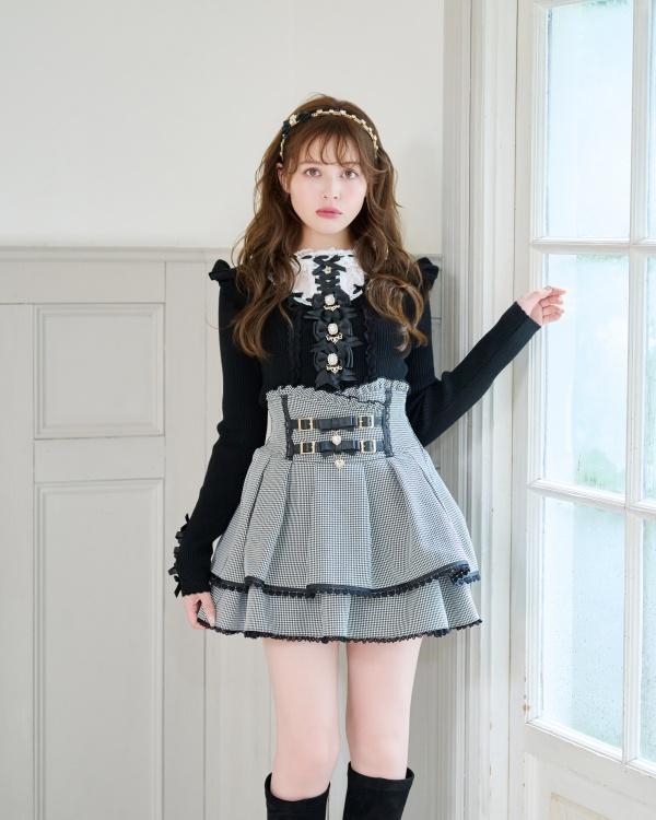 ハイゲージスピンドルニットトップス