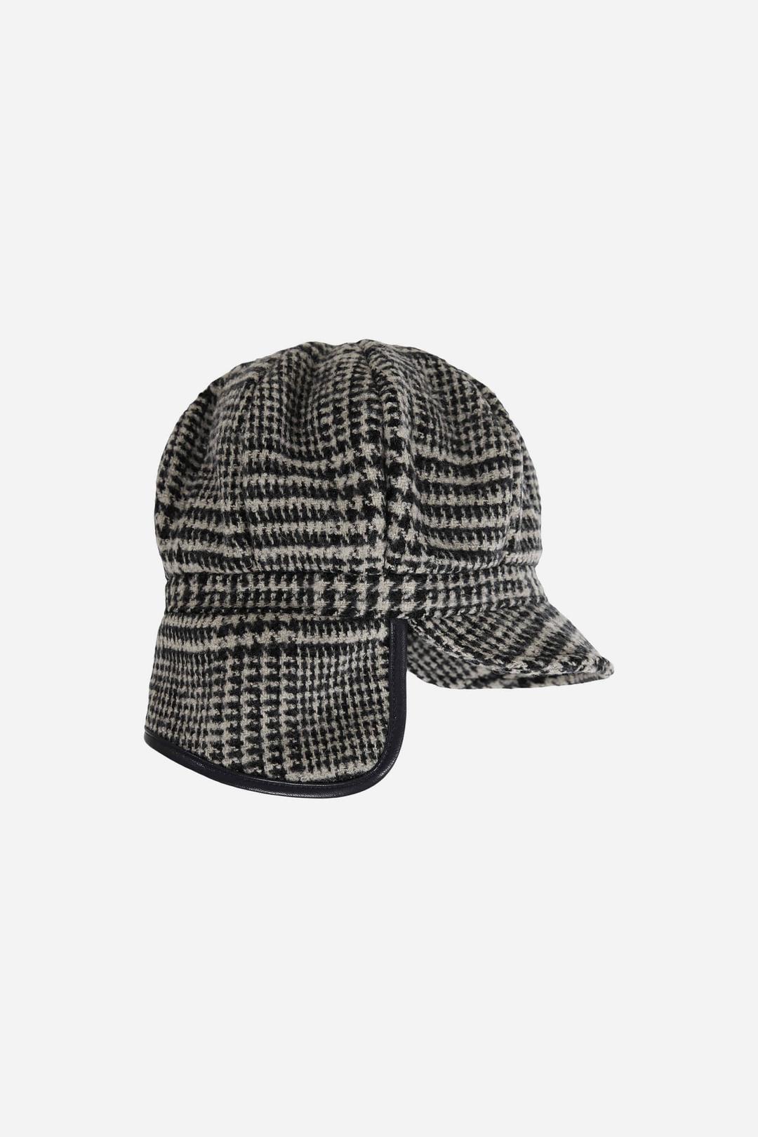 WOOL NEWSBOY CAP / NAVY