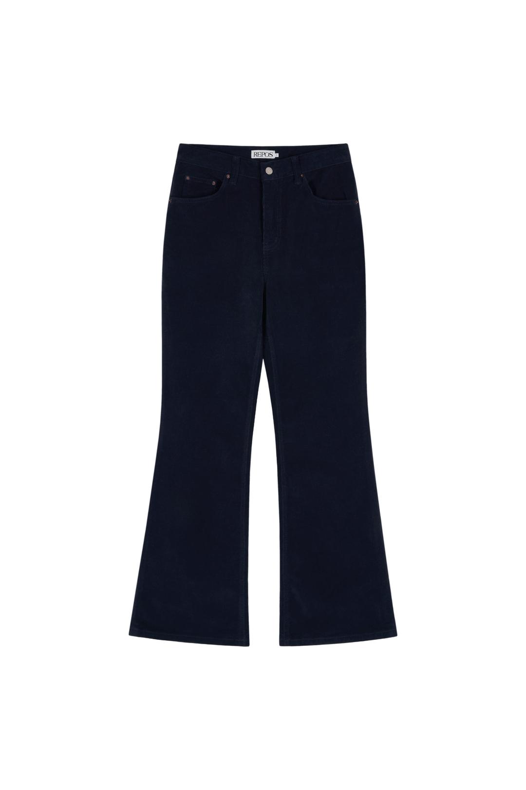 CORDUROY BOOTS CUT PANTS (NAVY)