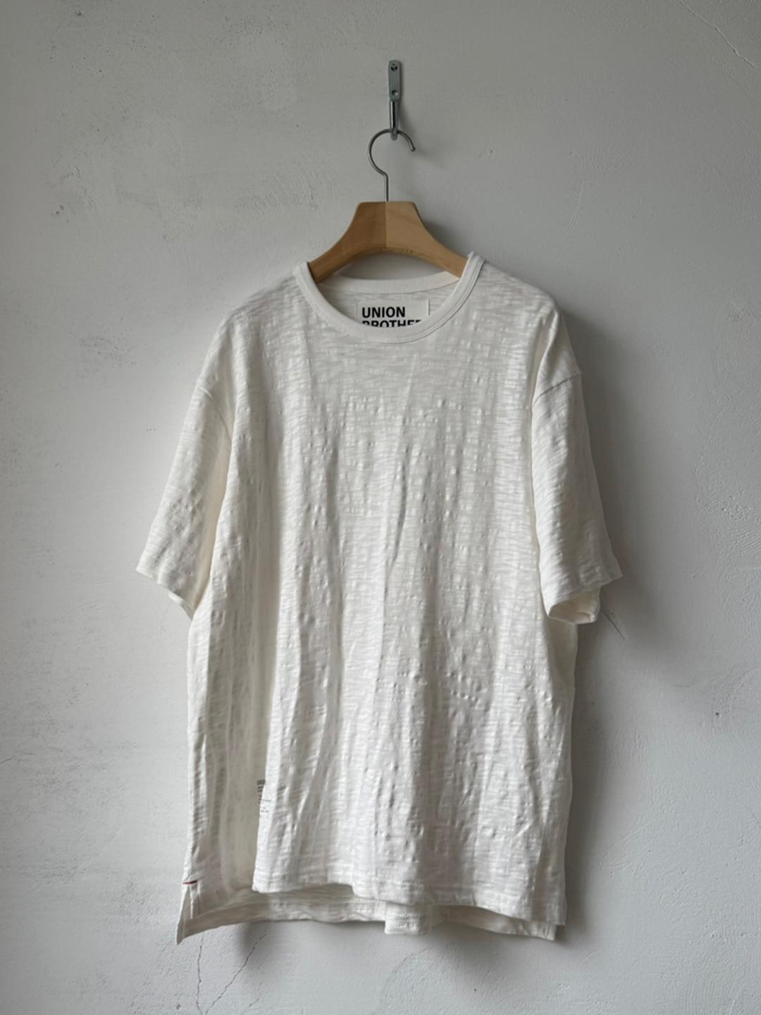 soft cotton slub t-shirts (natural white)