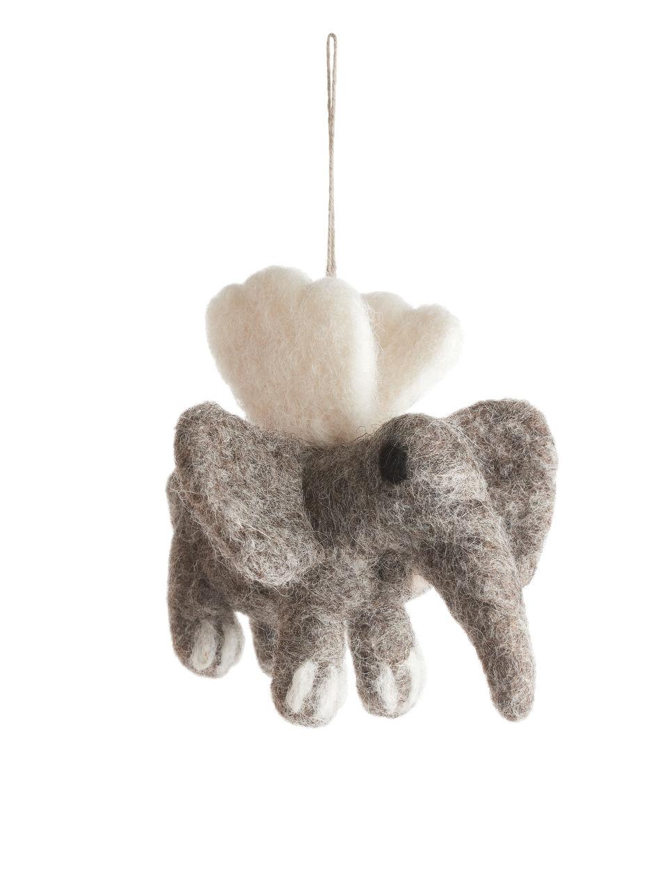 Felt So Good Flying Elephant - Grey - Seasonal - ARKET