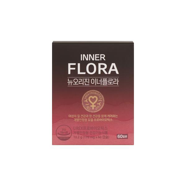 60일분 질건강 유산균 뉴오리진 이너플로라 (2개월분) UREX 프로바이오틱스