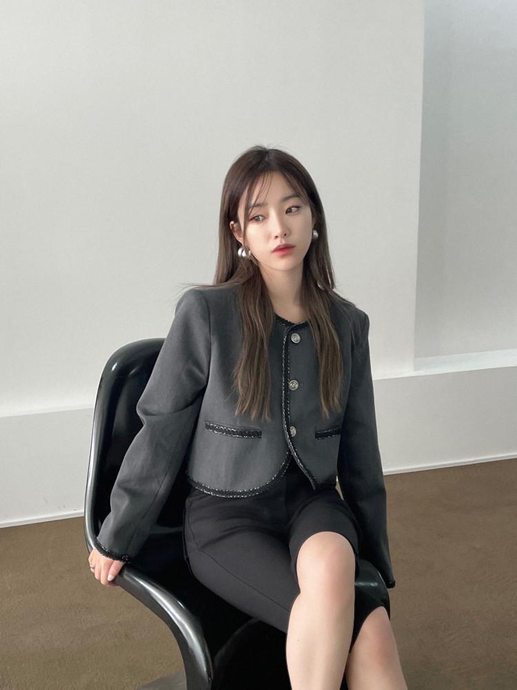 [강추] 디토 엔틱 샤이닝 버튼 자켓 , 2col