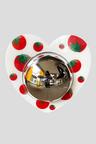 Toy tomato convex mirror