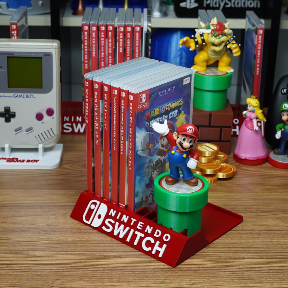 닌텐도 스위치 타이틀 홀더 스탠드 카트리지 OLED 보관함 거치대 홀더 수납