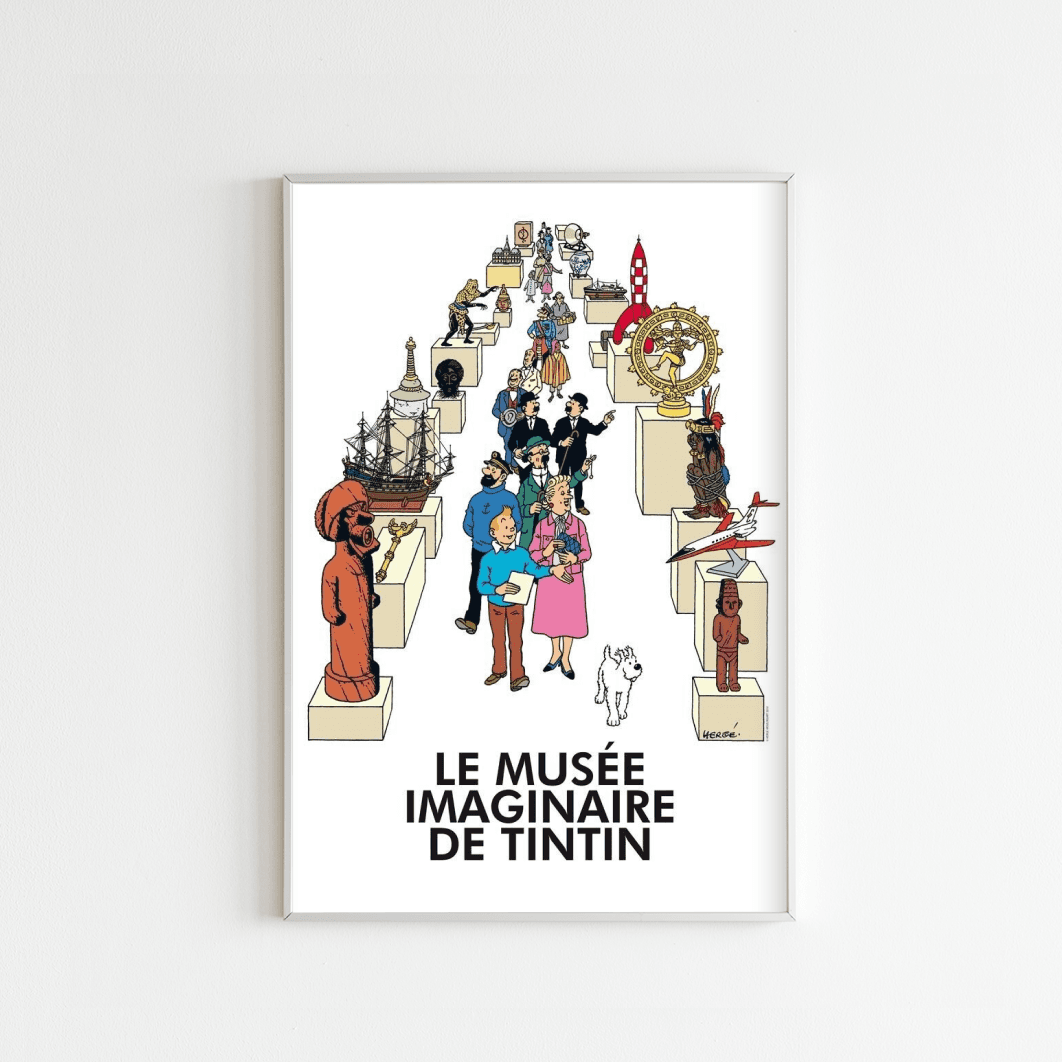 포스터 - 땡땡의 상상 속 박물관