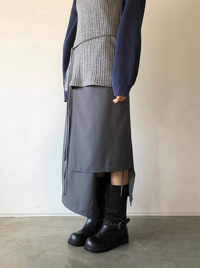 클로스튜디오 치렌언발롱스커트