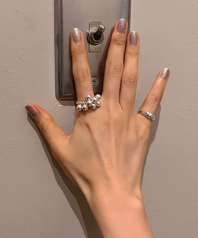 Fruit ring (silver925) 실버볼 포도알 반지 포인트링 