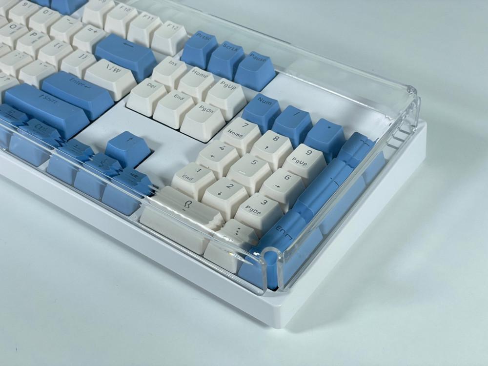 키보드커버 키보드아크릴커버 먼지보호 스킨 기계식 투명 2T 텐키리스 TKC-01