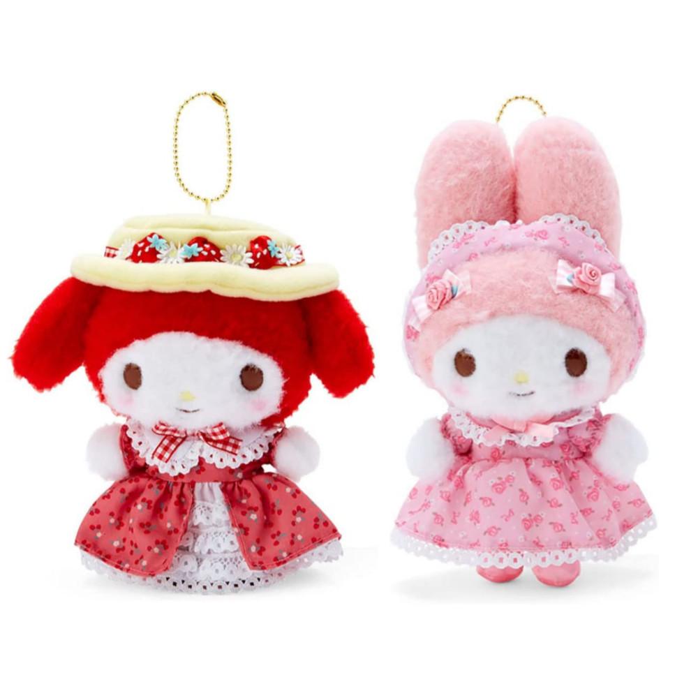 산리오 마이멜로디 생일 시리즈 아카메로 모모메로 마스코트 홀더