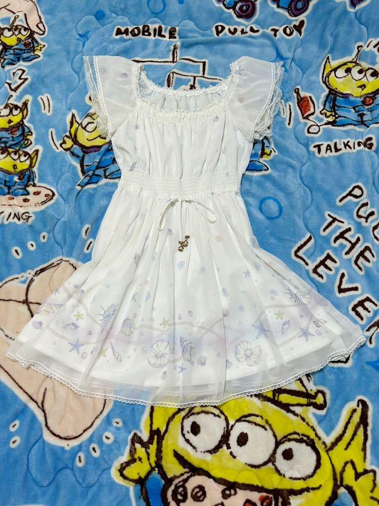 시크릿허니 쉘 레이스 원피스 조개껍질 펄