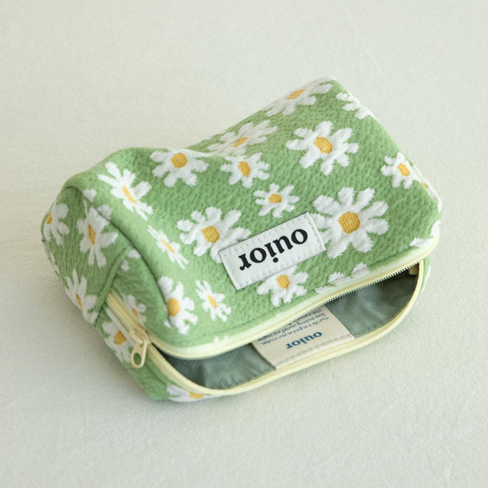 ouior everyday pouch - marguerite green