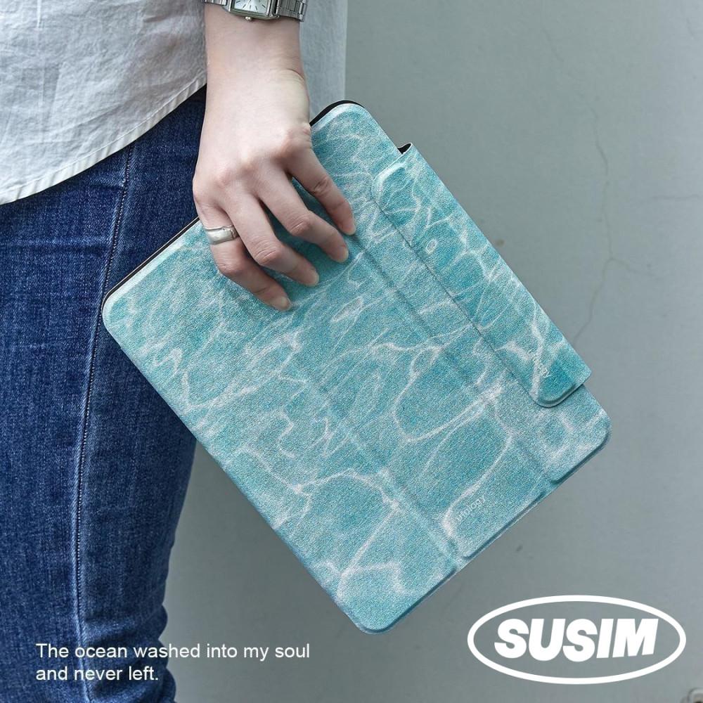 수심 Susim Ocean Case 오션 아이패드 케이스 물결 여름 파도 바다 펜슬 세로