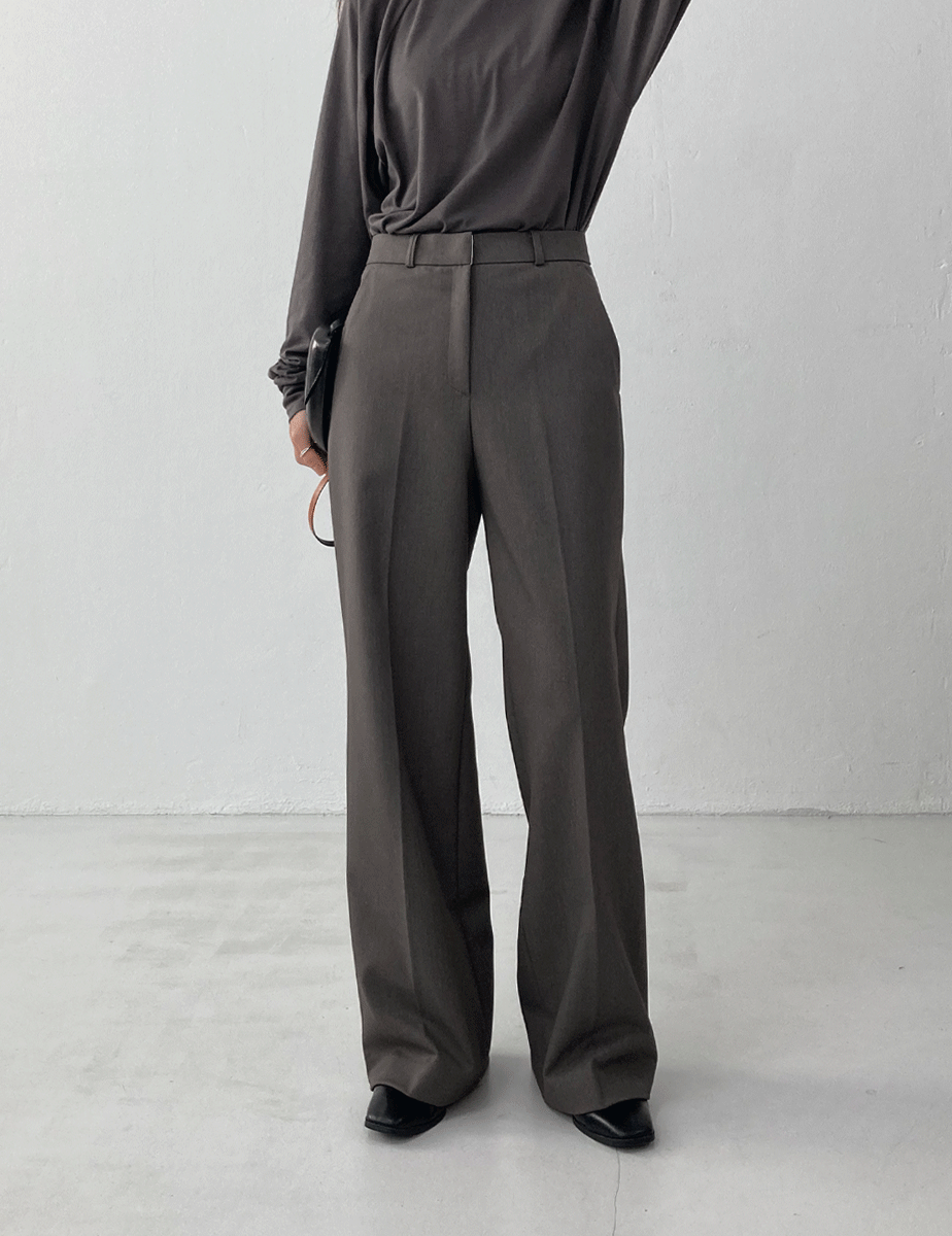 long wide slacks (2color)