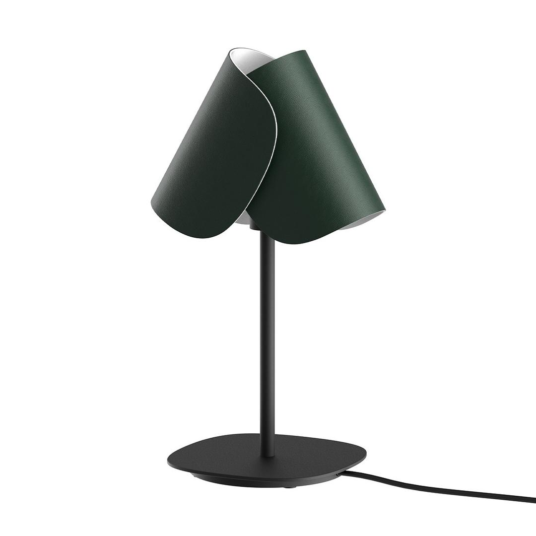 flip table lamp deep green