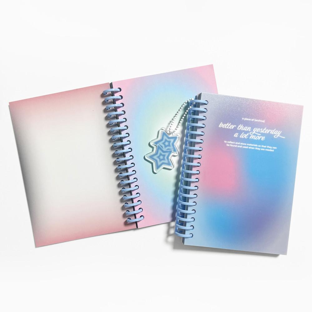 [어피스오브띵즈] a piece of (archive) ver.2 sky blue - 스크랩북 ver.2 스카이블루