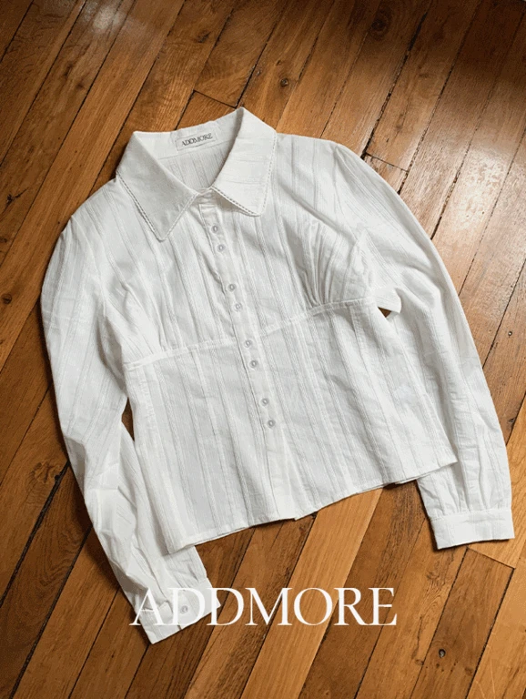 [🍂하객룩/레이어드][에드모어] mbs514 에티 레이스 카라 슬림 블라우스