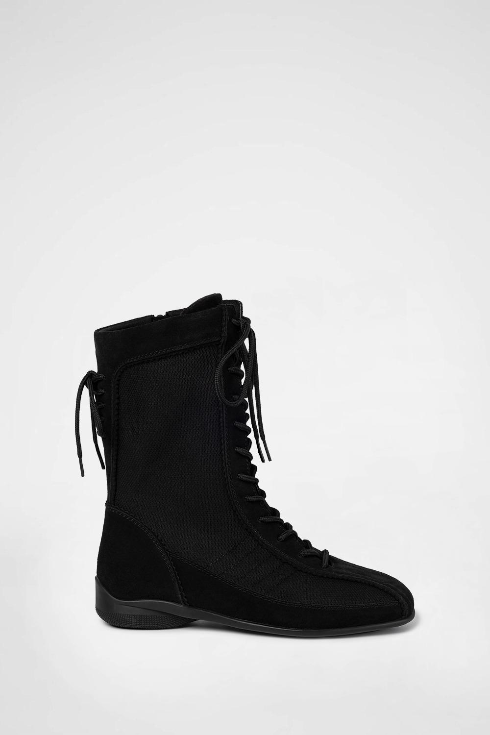 SWAY BACK RIBBON BOXING SNEAKERS / BLACK