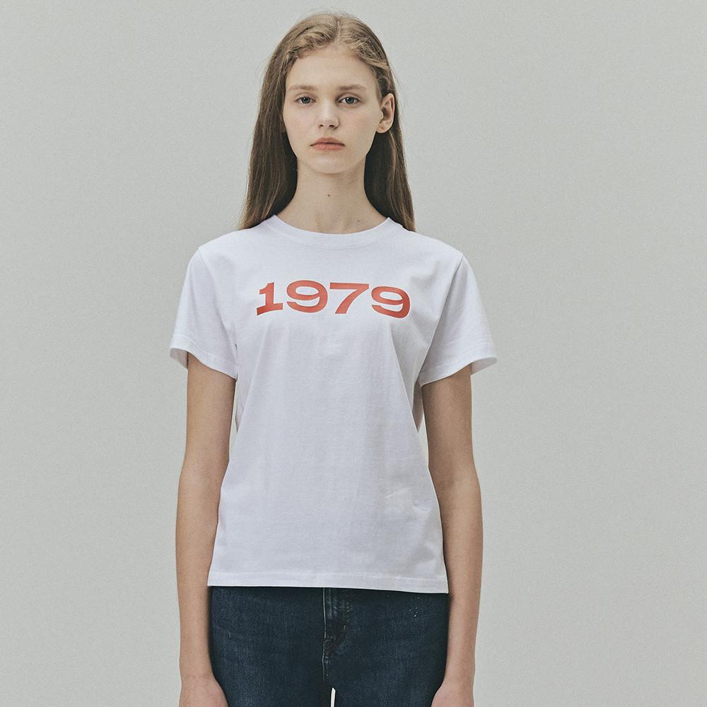 [벤시몽] 1979 반팔 티셔츠 화이트_BS1STS005WH