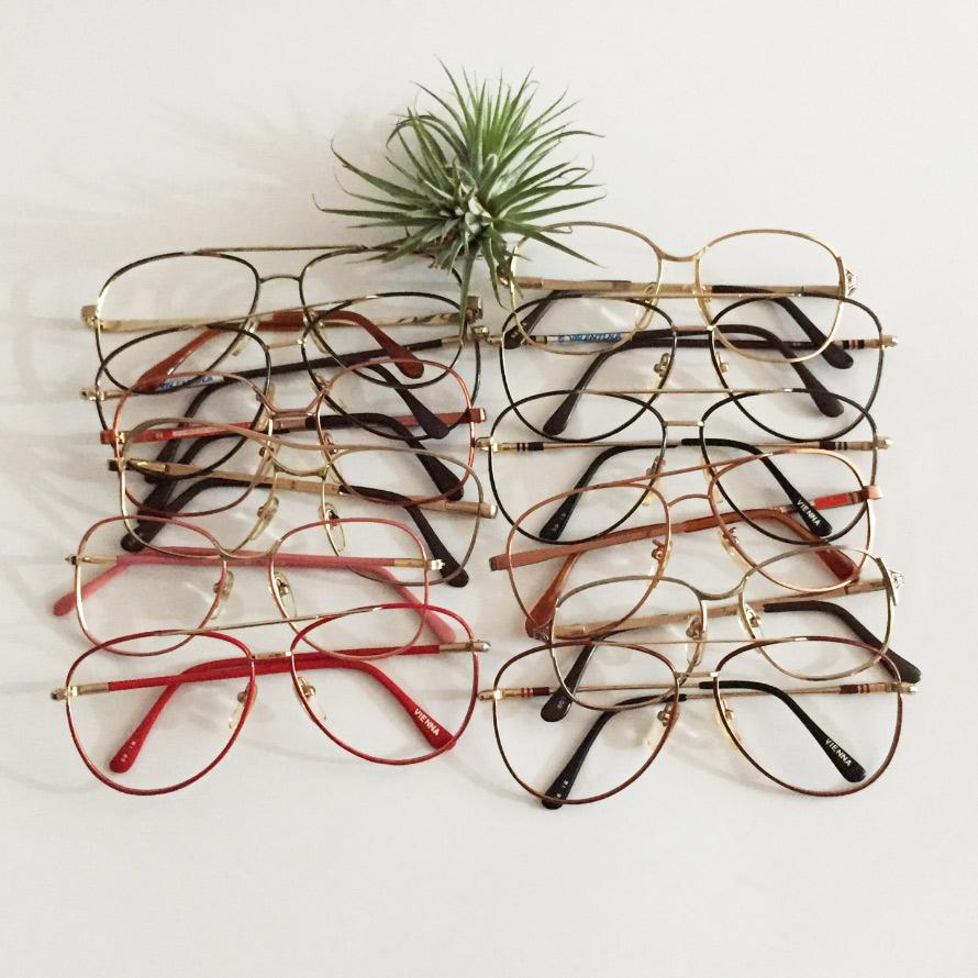 80's old overfit vintage onlyone glasses