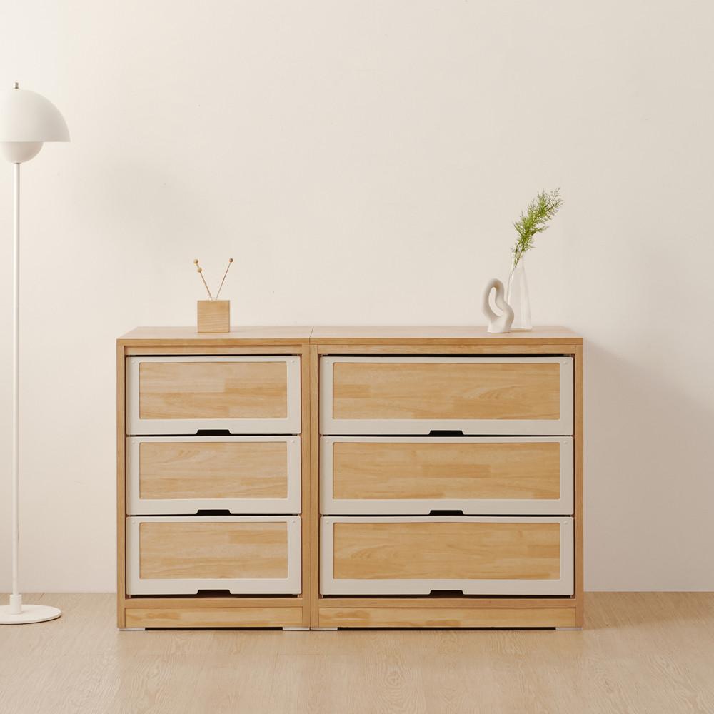 아인스 1200 와이드 3단 서랍장 (2color)