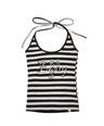 CANDY HALTERNECK TOP - BLACK