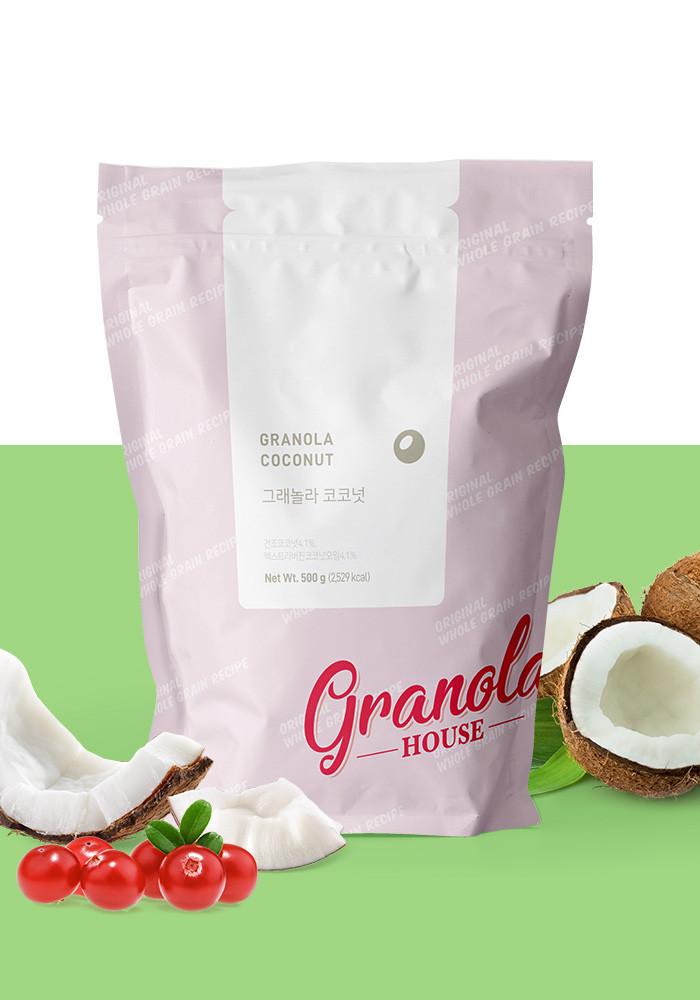 그래놀라하우스 코코넛 500g 수제그래놀라 대용량