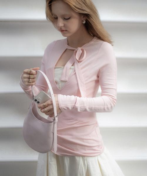 오벌 에그 백 마이크로 핑크