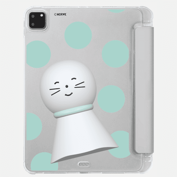 [ipad case] 맑음인형과 도트 (당일발송)