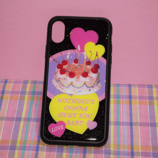 체리케이크 블랙 레진케이스