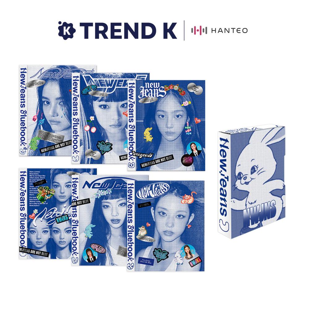 뉴진스 NEW JEANS 미니앨범 1집 BLUEBOOK 블루북 위버스 어텐션 하이프보이 쿠키 미개봉 [버전선택]