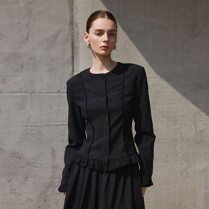 YY_Waist black lace top