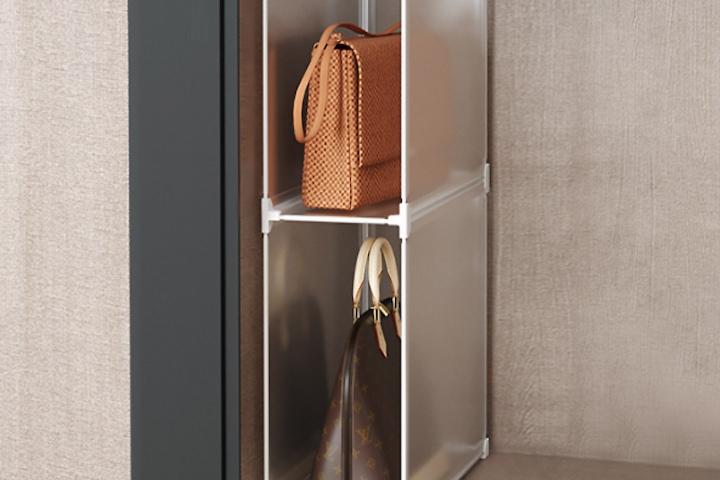 옷장 가방 수납 보관 정리 함 보관함 정리대 (1열2단)