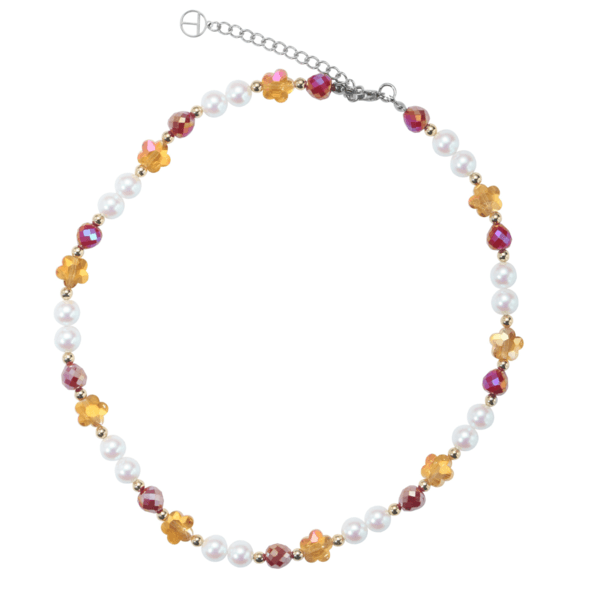 【QUEENIE】 ORANGE CHOKER