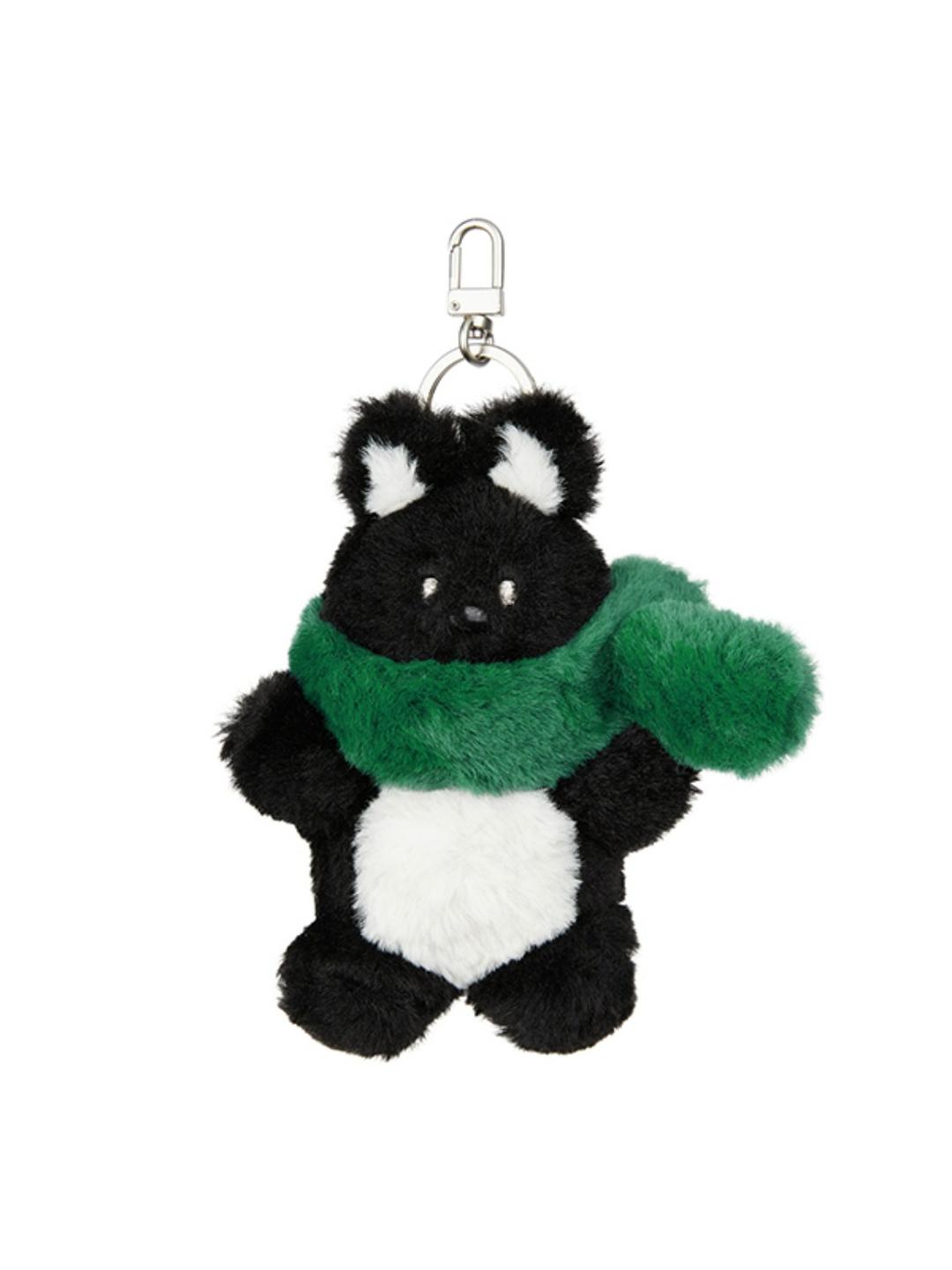 BLACK WITTY BUNNY KEY RING [BLACK]