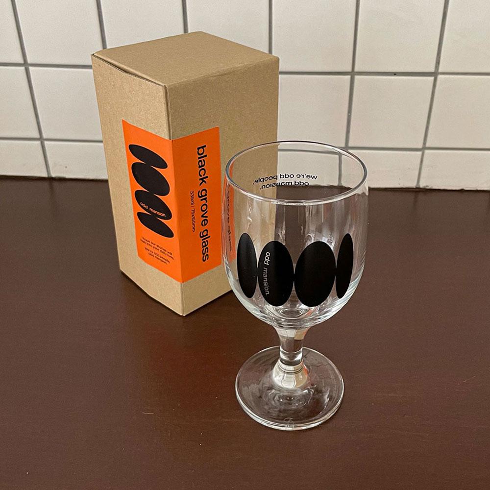 [cup] black grove glass