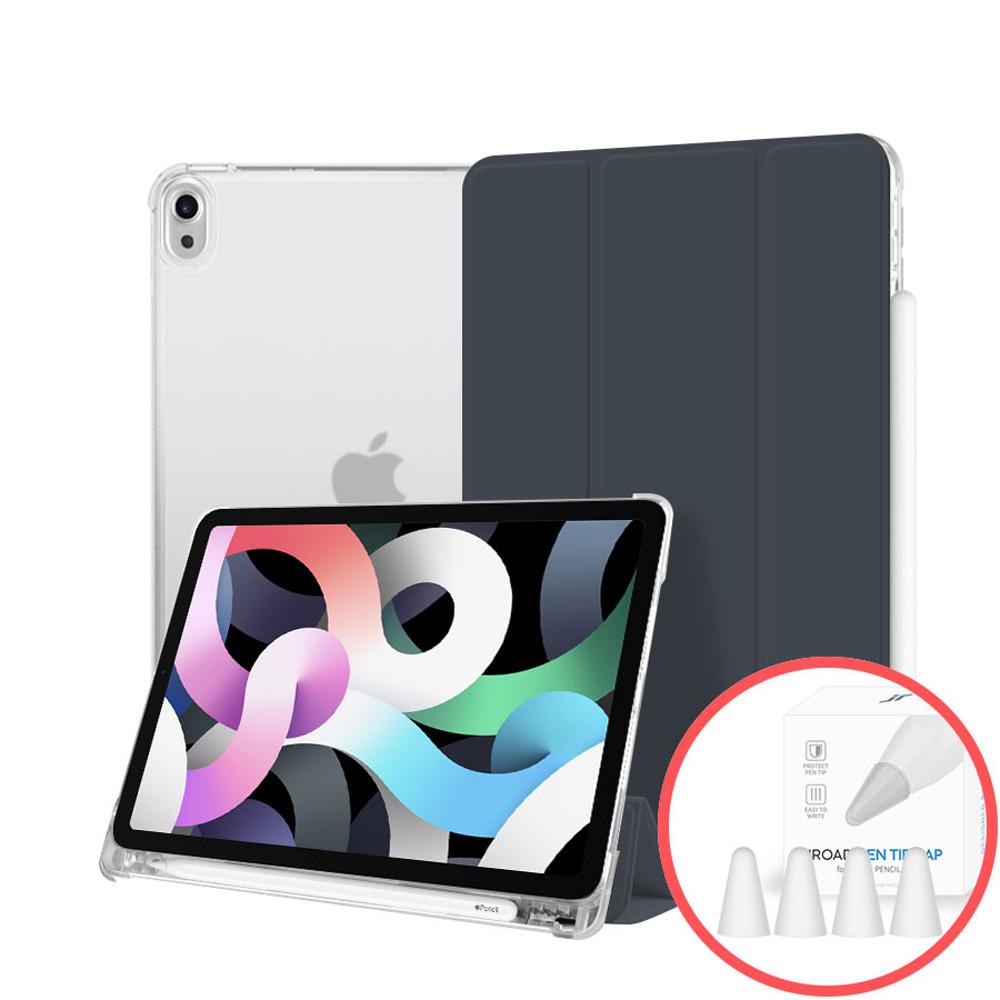 아이패드 에어5/에어4 10.9 클리어 애플펜슬 수납 홀더 케이스