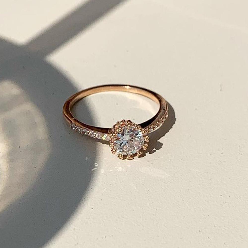 14k 활짝 원큐 반지