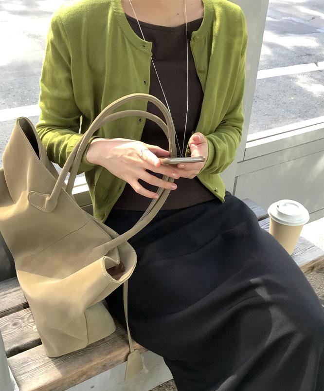 니어웨어 [가을신상🍂] 쥬시 라운드 가디건 (5color)
