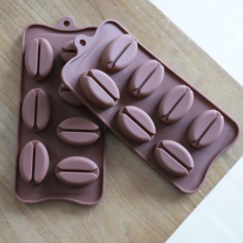 커피콩 실리콘 얼음틀 커피콩빵틀